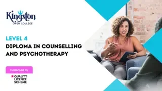 Level 4 Diploma in Counselling and Psychotherapy - QLS Endorsed