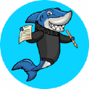 Writing Shark logo