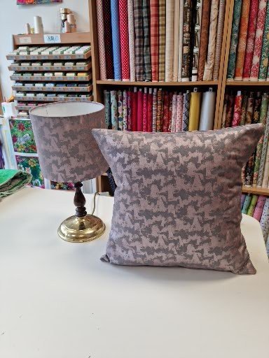 Make your own matching lampshade & cushion workshop