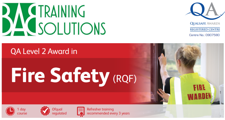 Fire Safety (RQF) Level 2