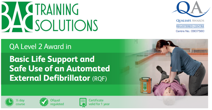 Basic Life Support and Safe Use of an Automated External Defibrillator (RQF)
