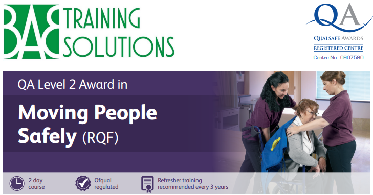 Level 2 Award in Moving People Safely (RQF)