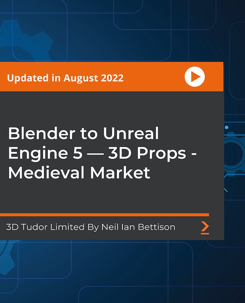 Blender to Unreal Engine 5 - 3D Props - Medieval Market