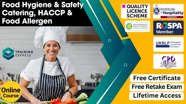 Level 1, 2 & 3 Diploma in Food Hygiene and Safety for Catering with HACCP & Food Allergen Course