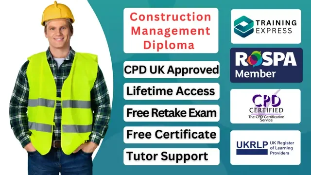Construction Management Diploma with CDM, Building Surveying, Construction Cost Estimation Course