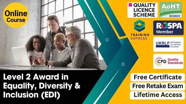 Level 2 Award in Equality, Diversity and Inclusion (EDI) - QLS Endorsed Course