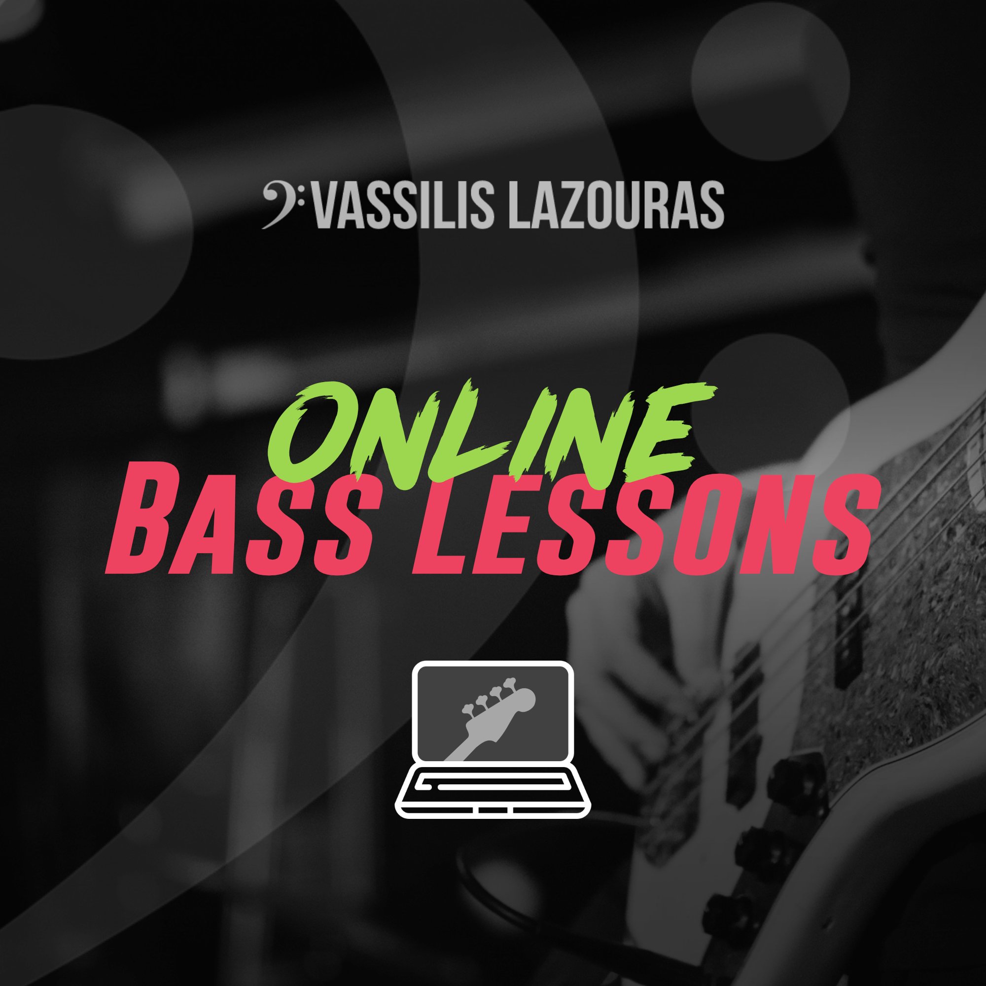1hr Bass lesson - Online