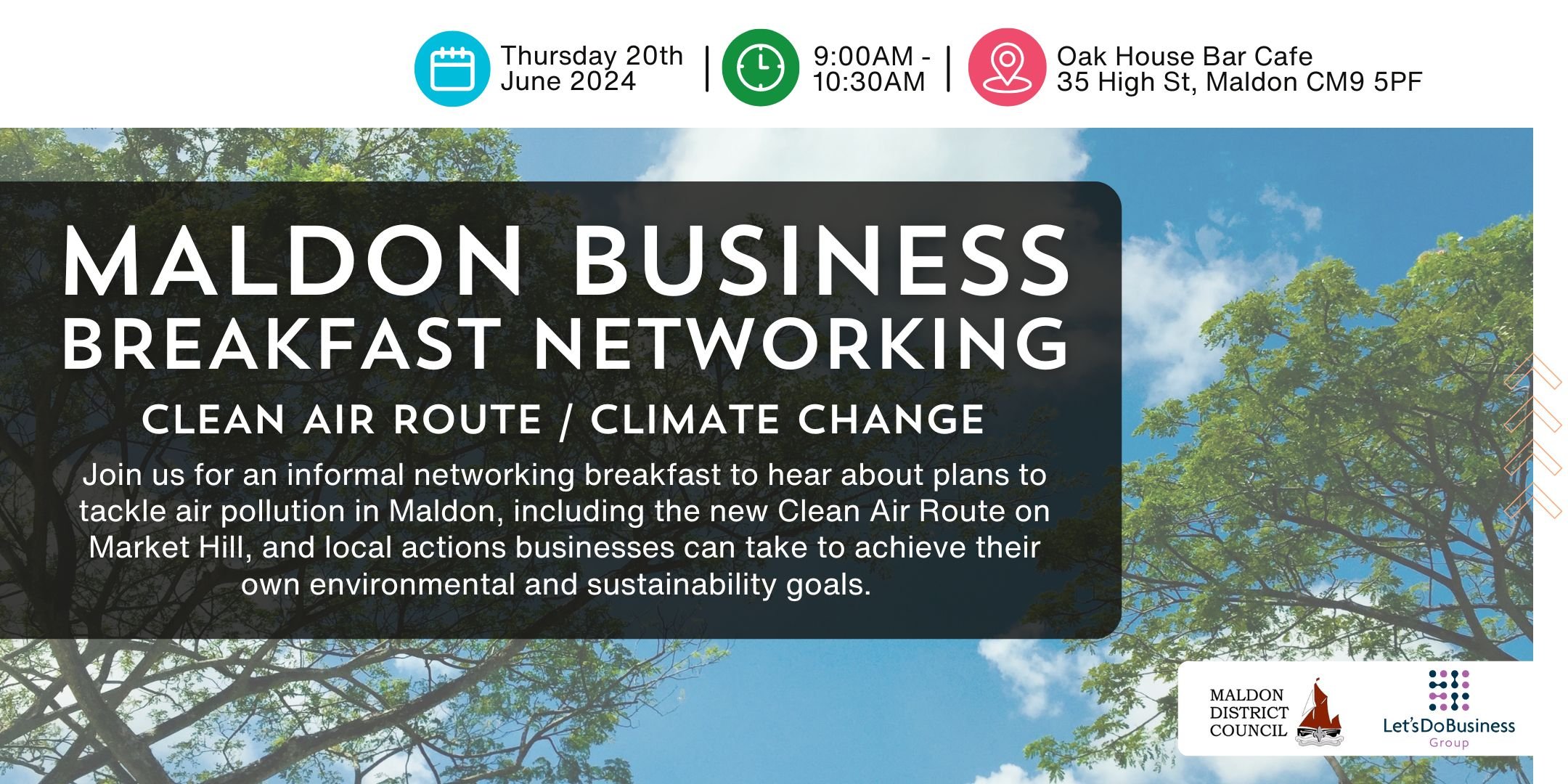 Maldon Business Breakfast - Clean Air Initiative