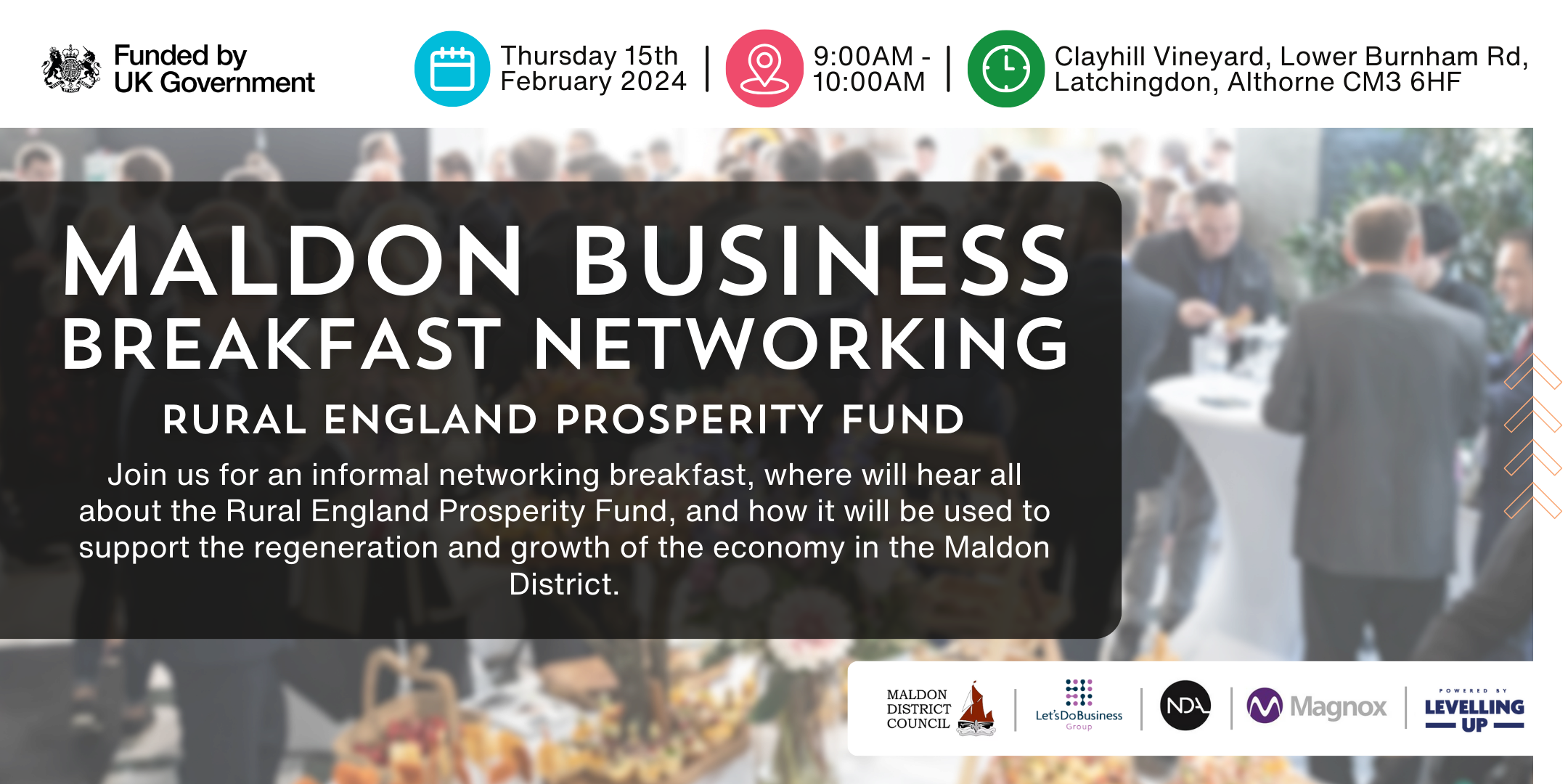 Maldon Business Breakfast Networking - Rural Prosperity Fund
