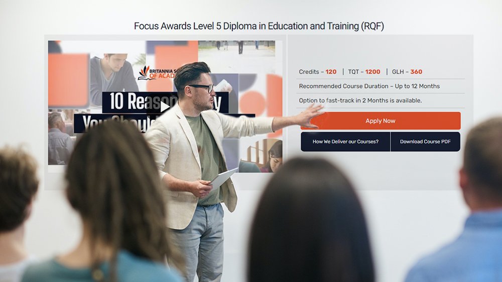 Focus Awards Level 5 Diploma in Education and Training (RQF)