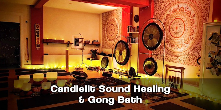 RE-ENERGISE & RECHARGE Candle lit SOUND JOURNEY GONG BATH -Southbourne