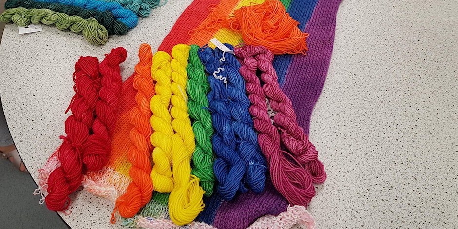 Introduction to hand dyeing yarn - Online workshop with Debbie Tomkies