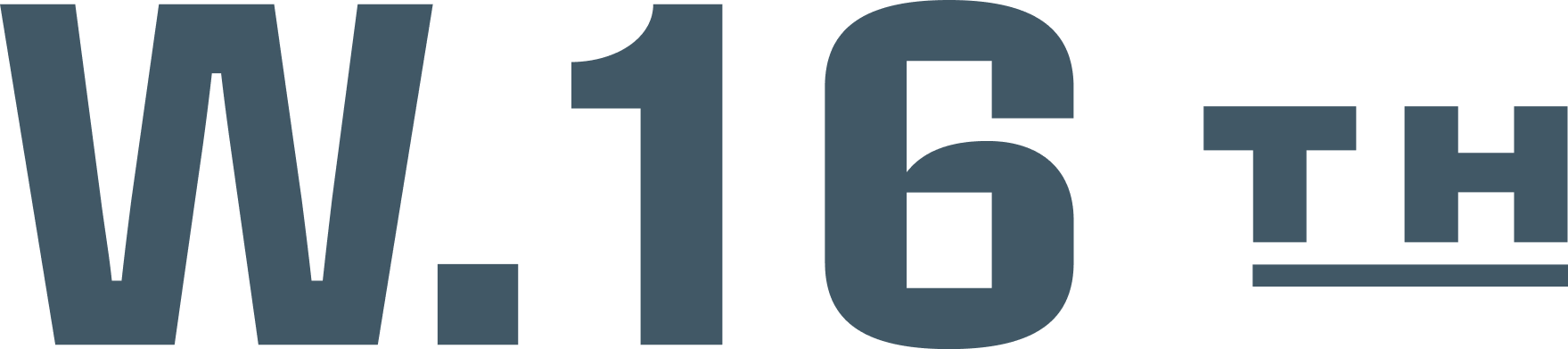 West 16th logo