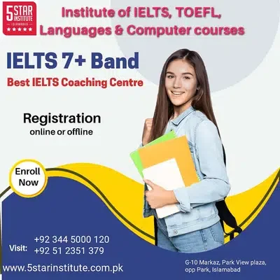 IELTS Preparation Course in Islamabad with 5 STAR INSTITUTE