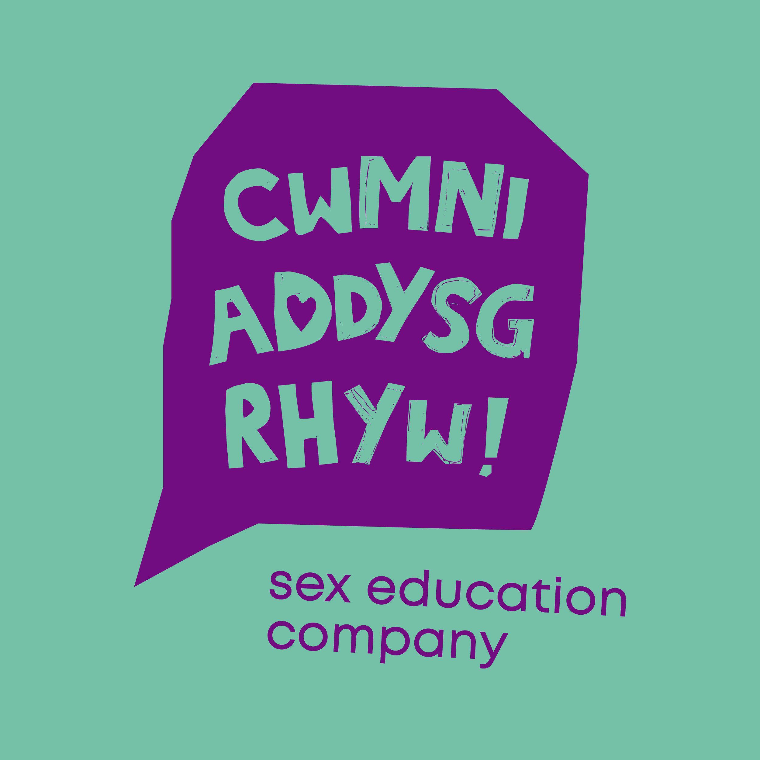 Cwmni Addysg Rhyw - Sex Education Company logo