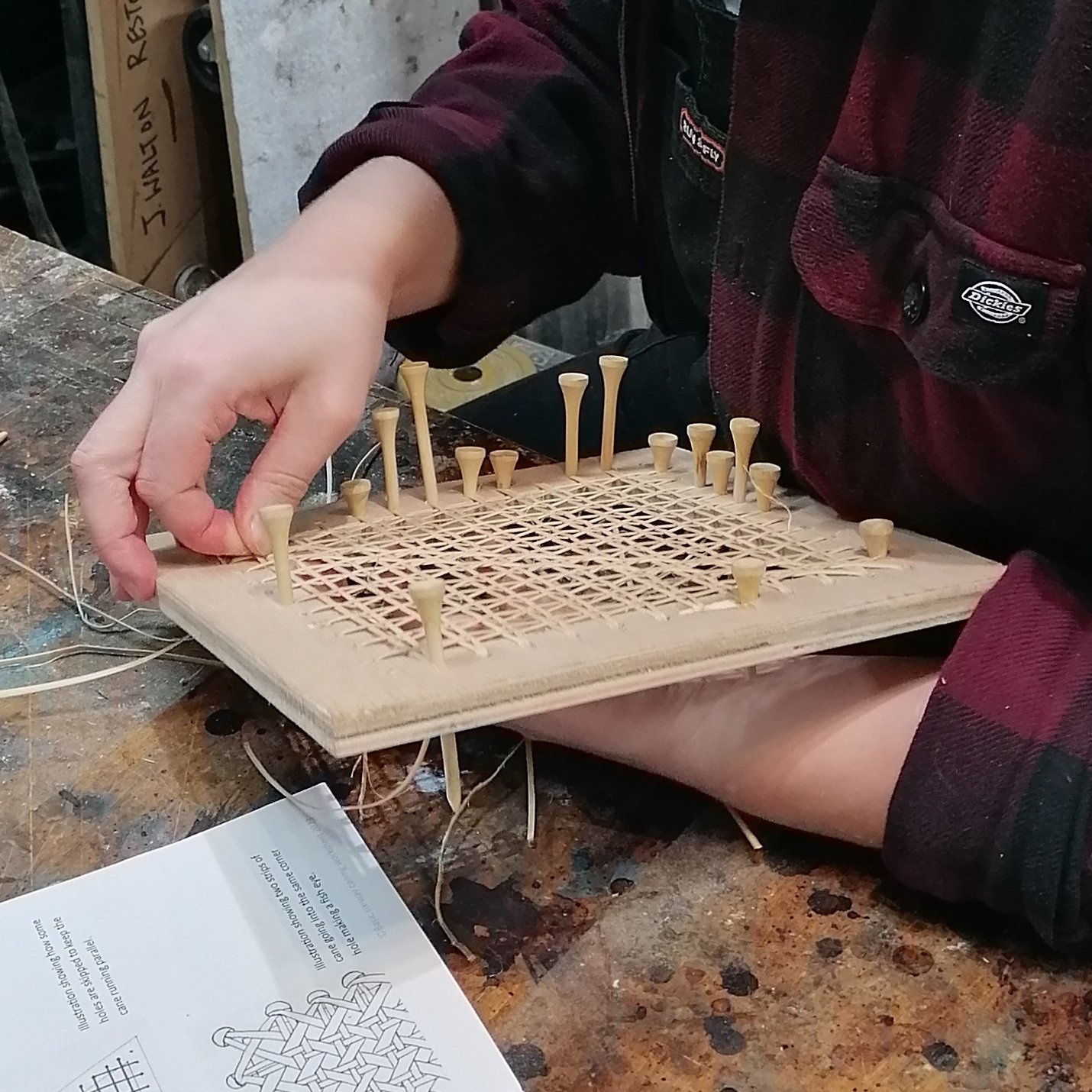 Beginners chair caning one day course