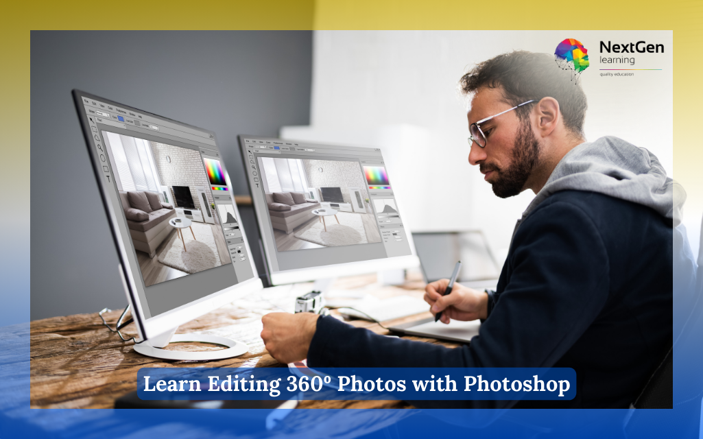 Learn Editing 360Âº Photos with Photoshop Course