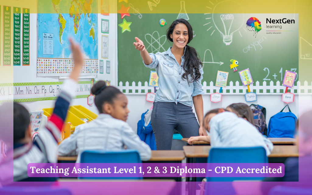 Teaching Assistant Level 1, 2 & 3 Diploma - CPD Accredited Course