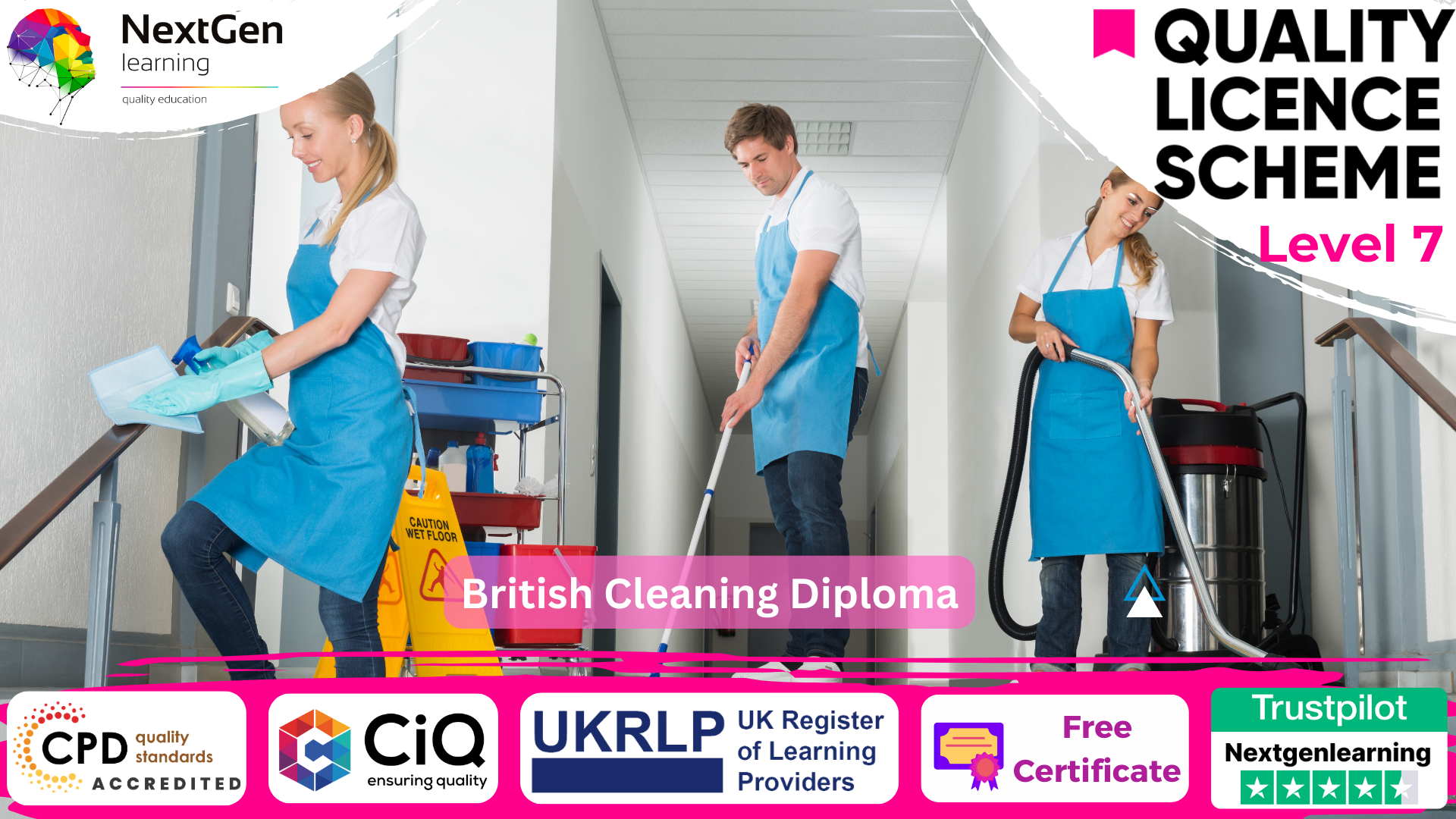 British Cleaning Diploma Level 7 QLS Endorsed