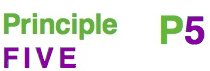 Principle 5 (Yorkshire Co-operative Resource Centre) logo