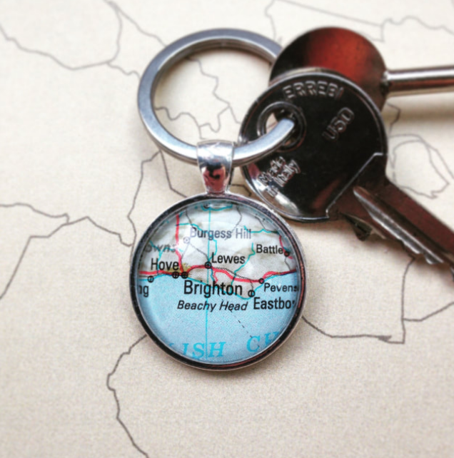 Personalised Silver Key Ring Class