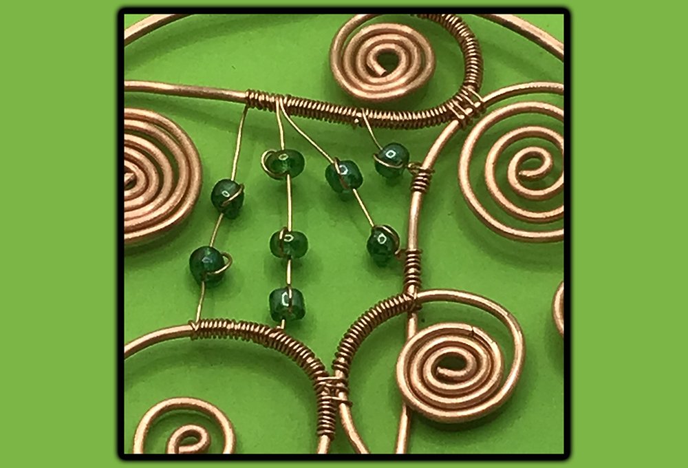 Copper Christmas; Wire Forming and Wrapping