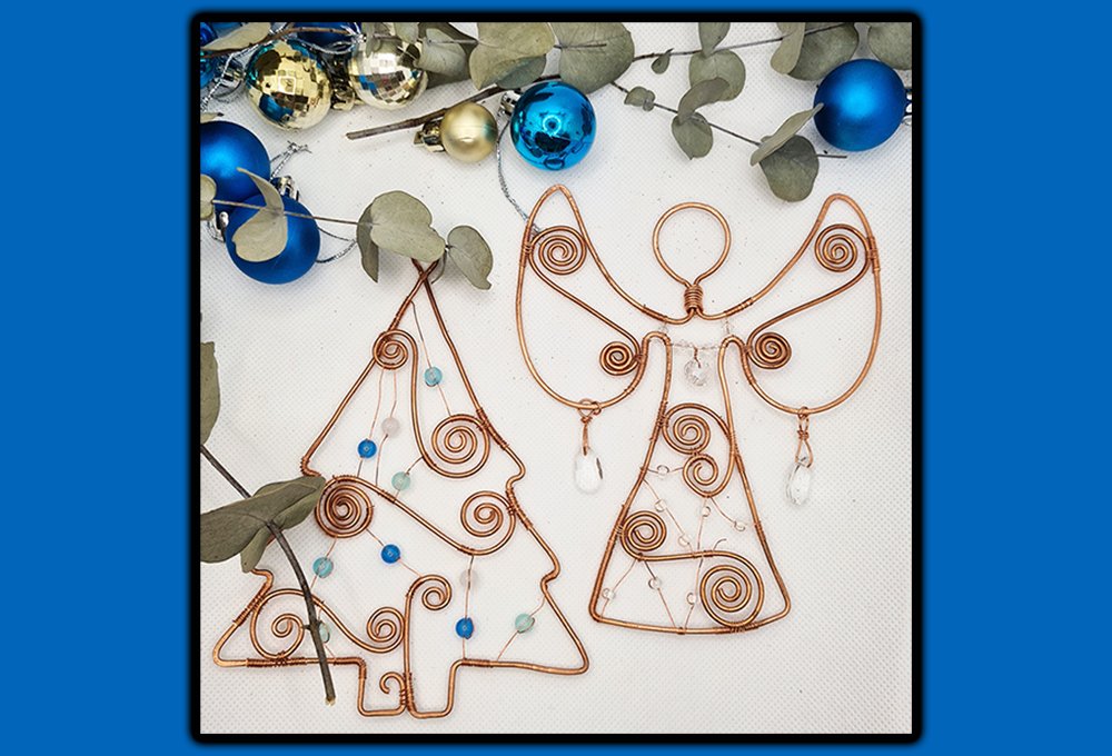 Copper Christmas; Wire Forming and Wrapping