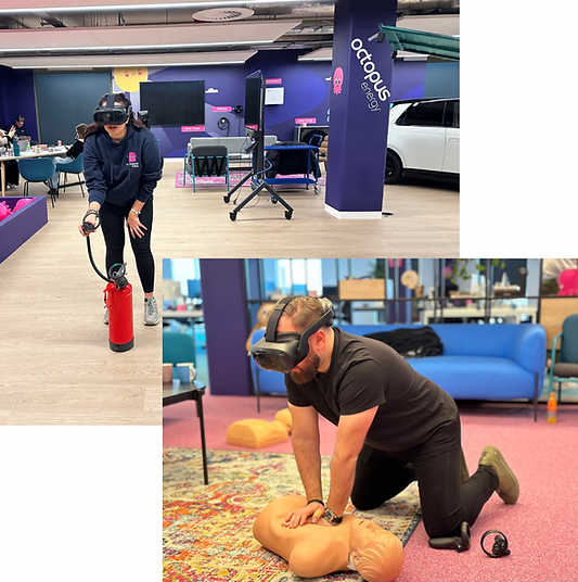 Combined Fire and First Aid Training Day - Including VR Practical Sessions 