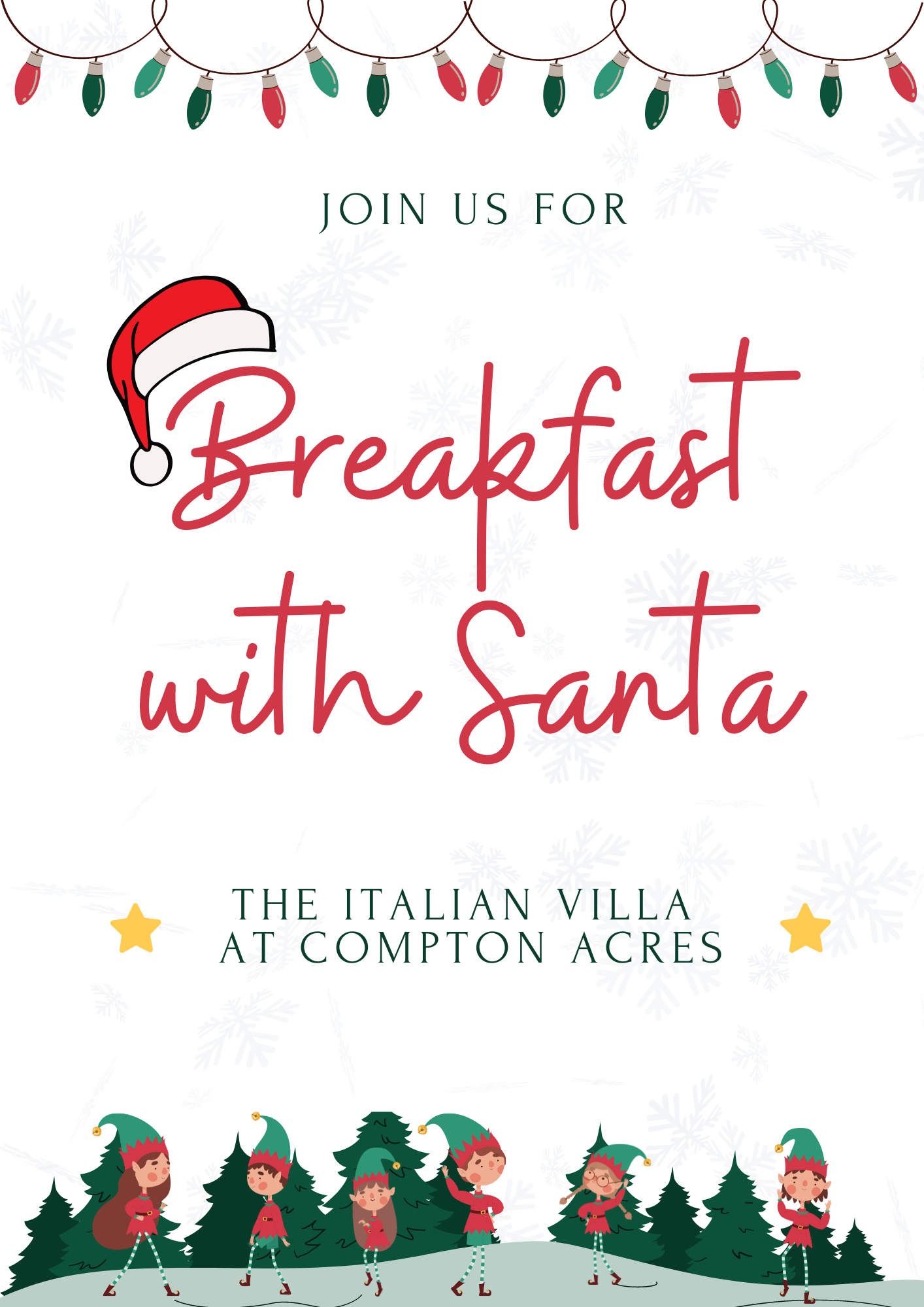 Breakfast with Santa at The Italian Villa