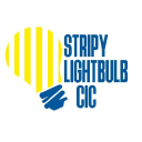 Stripy Lightbulb logo