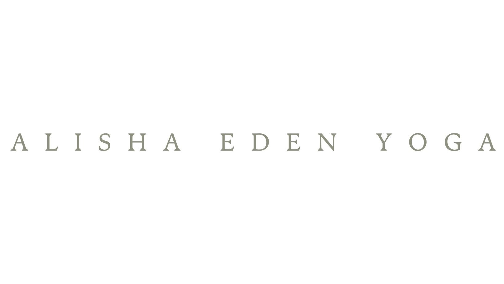 Alisha Eden Yoga logo