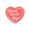 Warm hearts yoga logo
