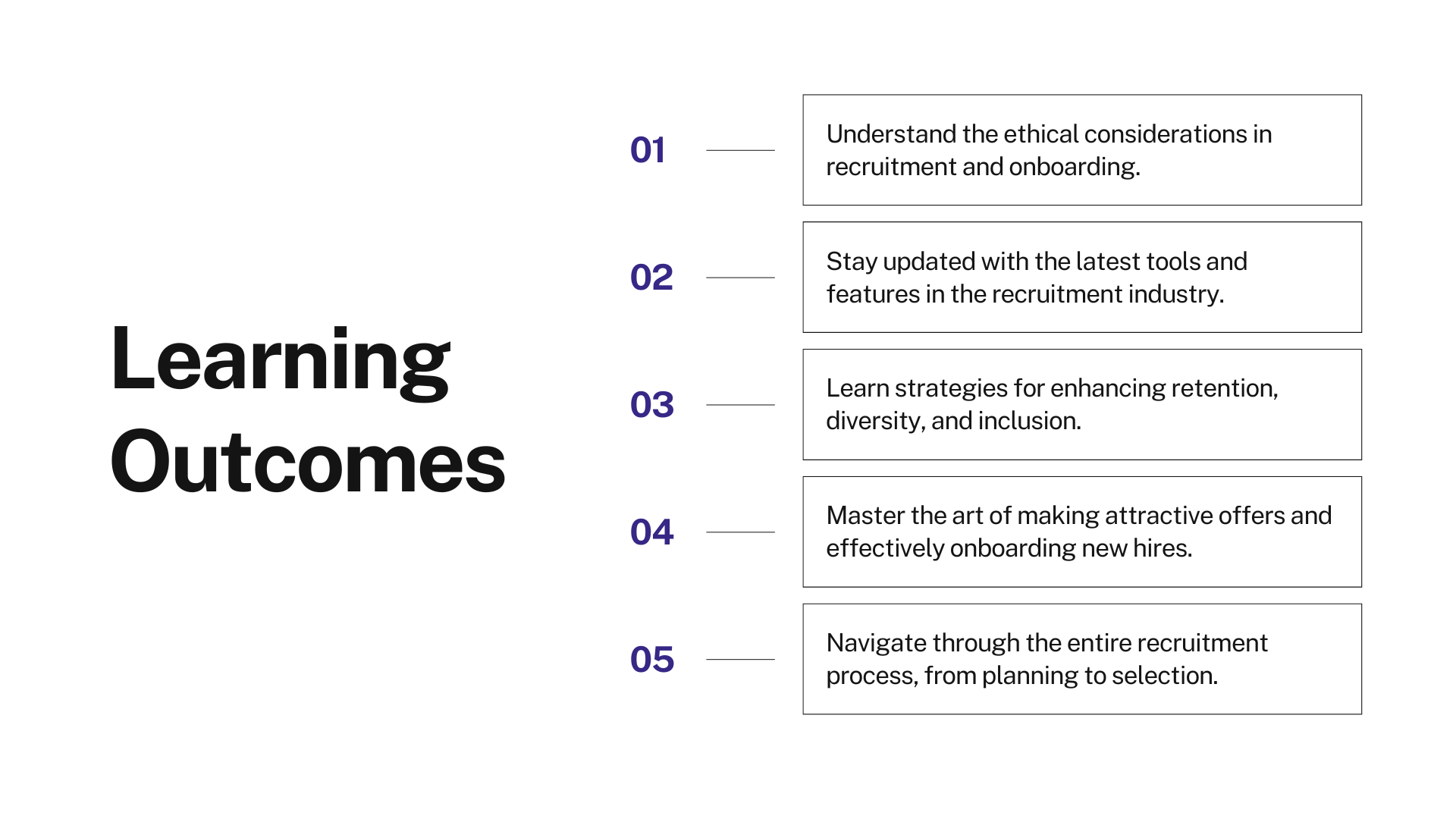 Recruitment and Onboarding