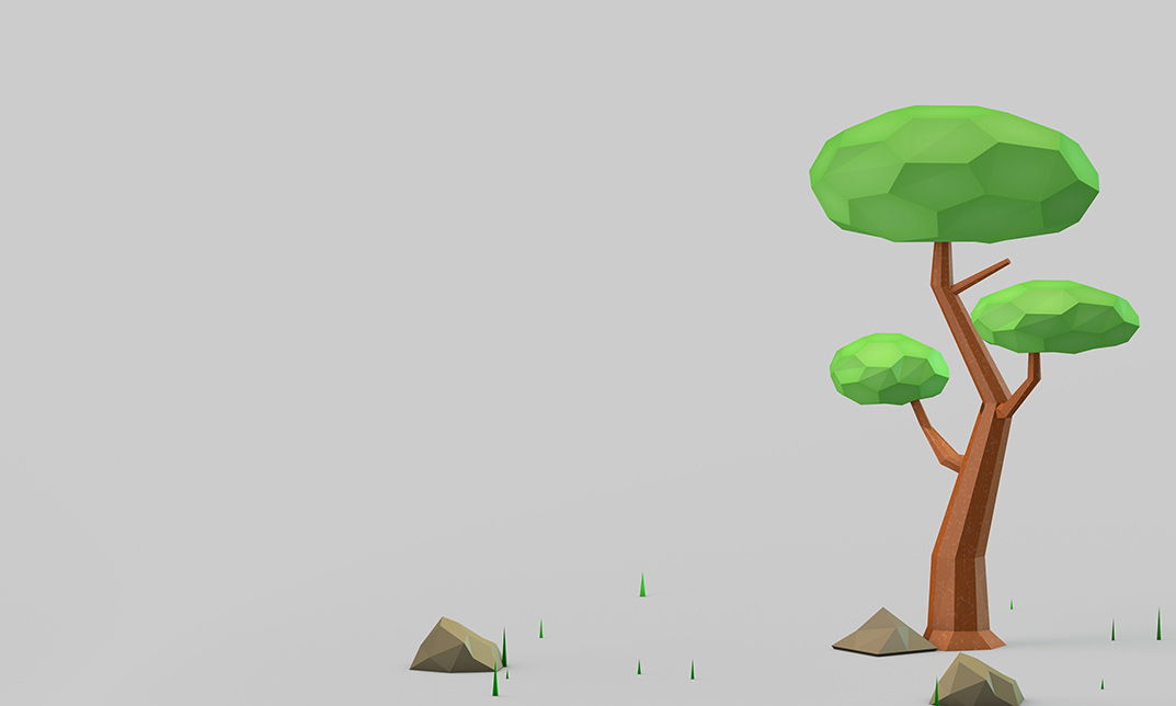 Learn Cinema 4D: Low Poly Tree