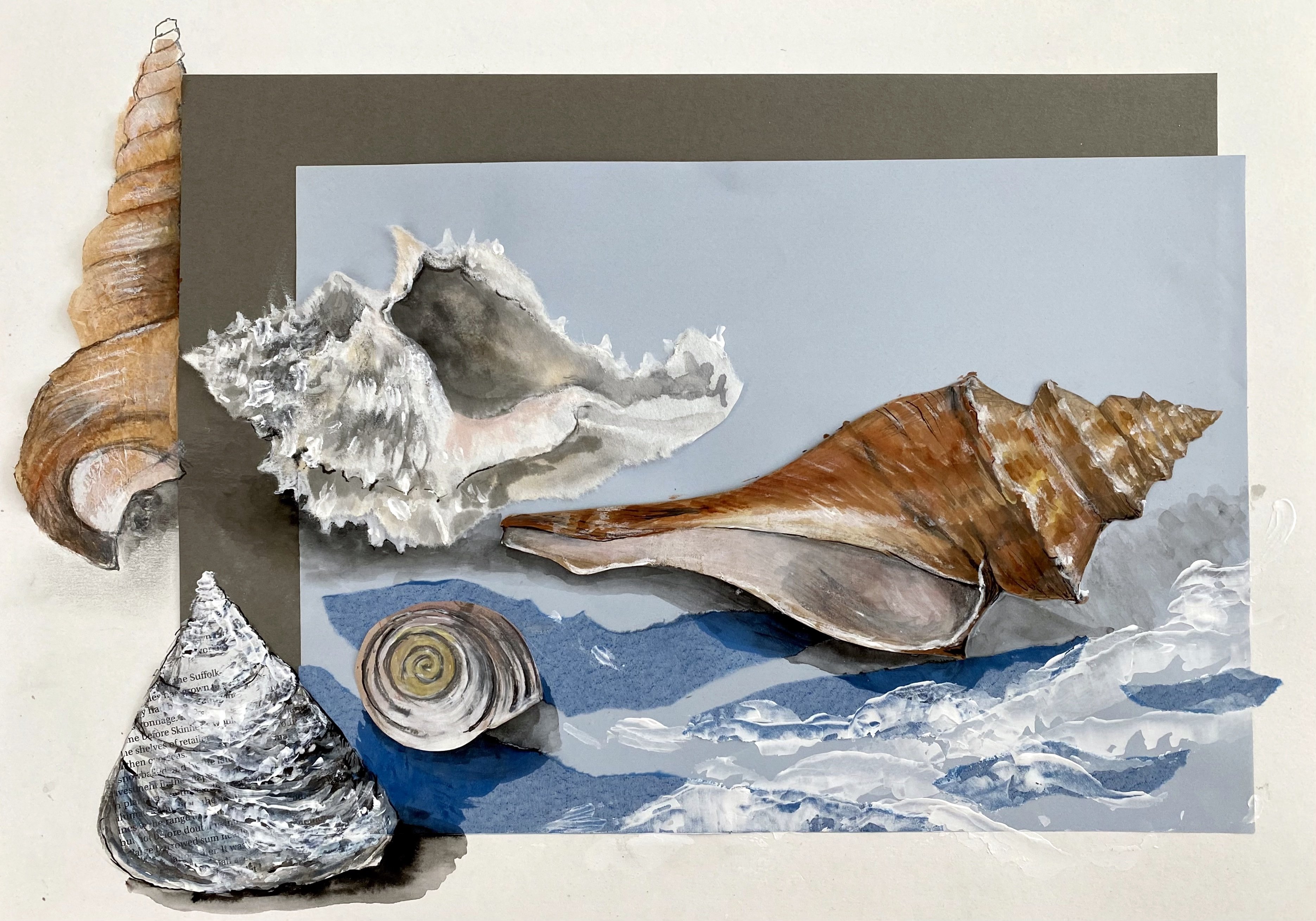 Sea Shells Mixed Media Mini Course