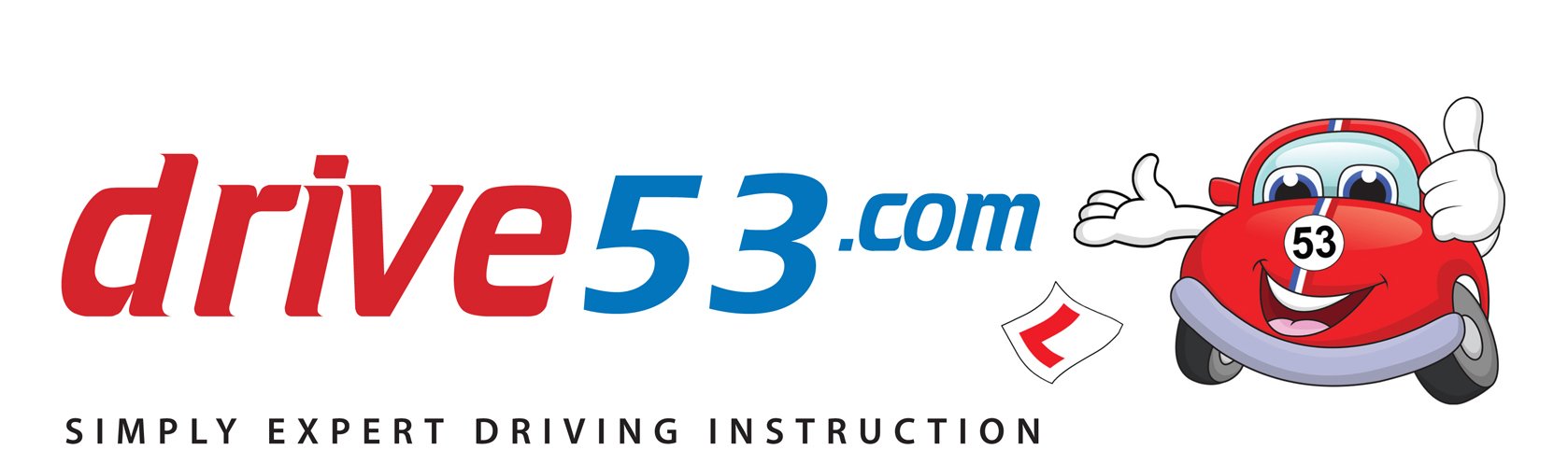 Drive53 driving school logo