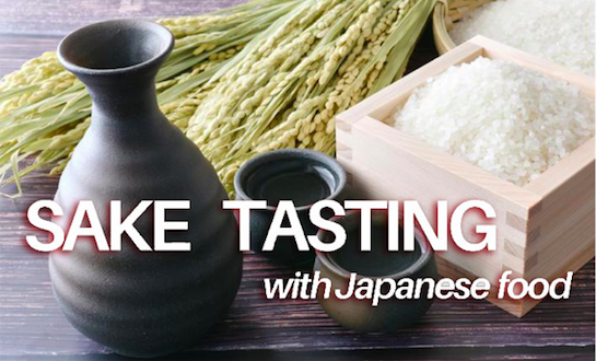 Tutored Sake Tasting with Japanese food