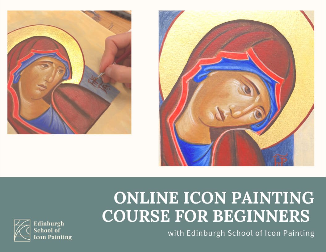 ONLINE. Icon Painting Course - Beginners. With live demonstrations.