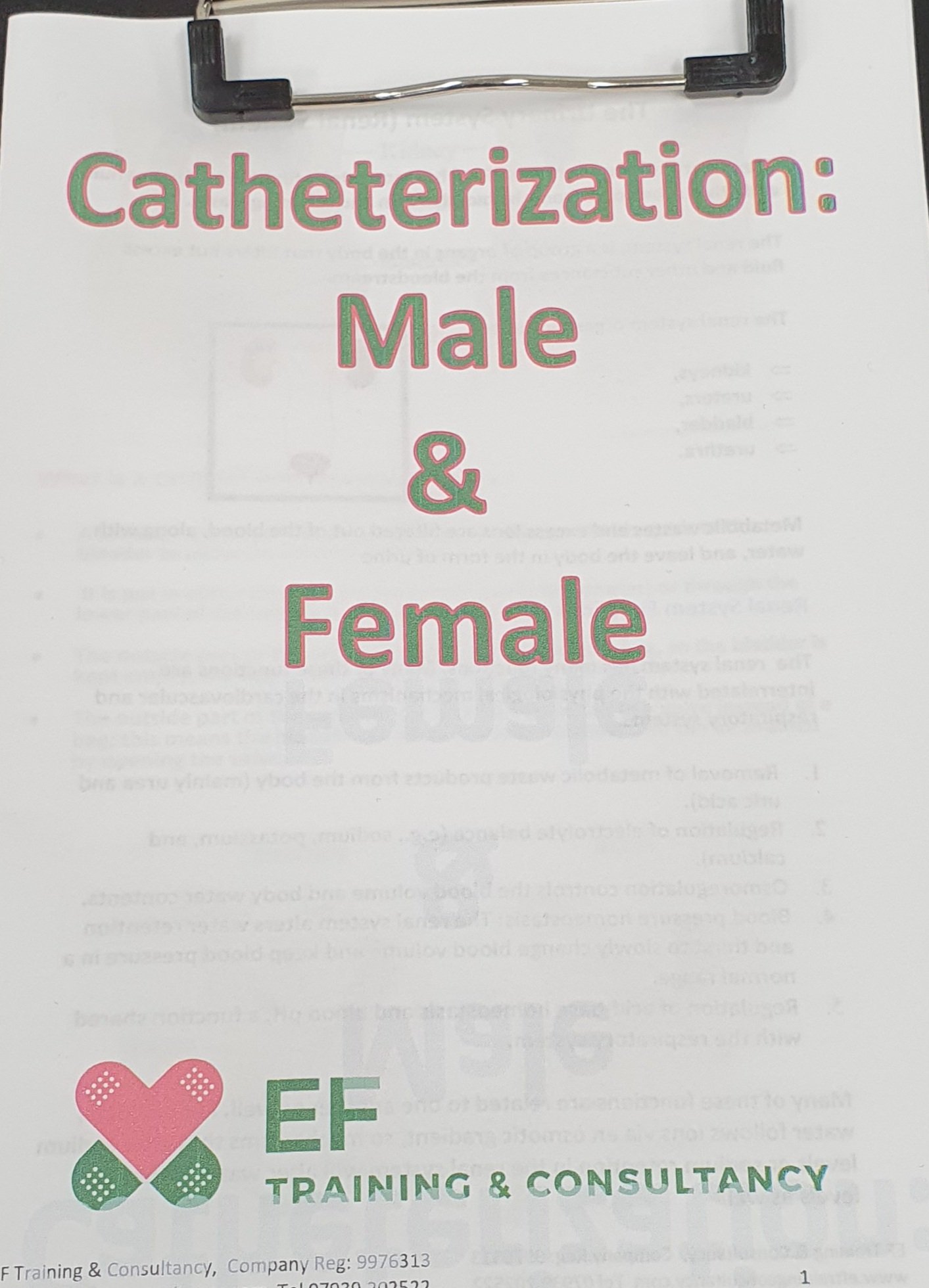 Catheterization: Male & Female