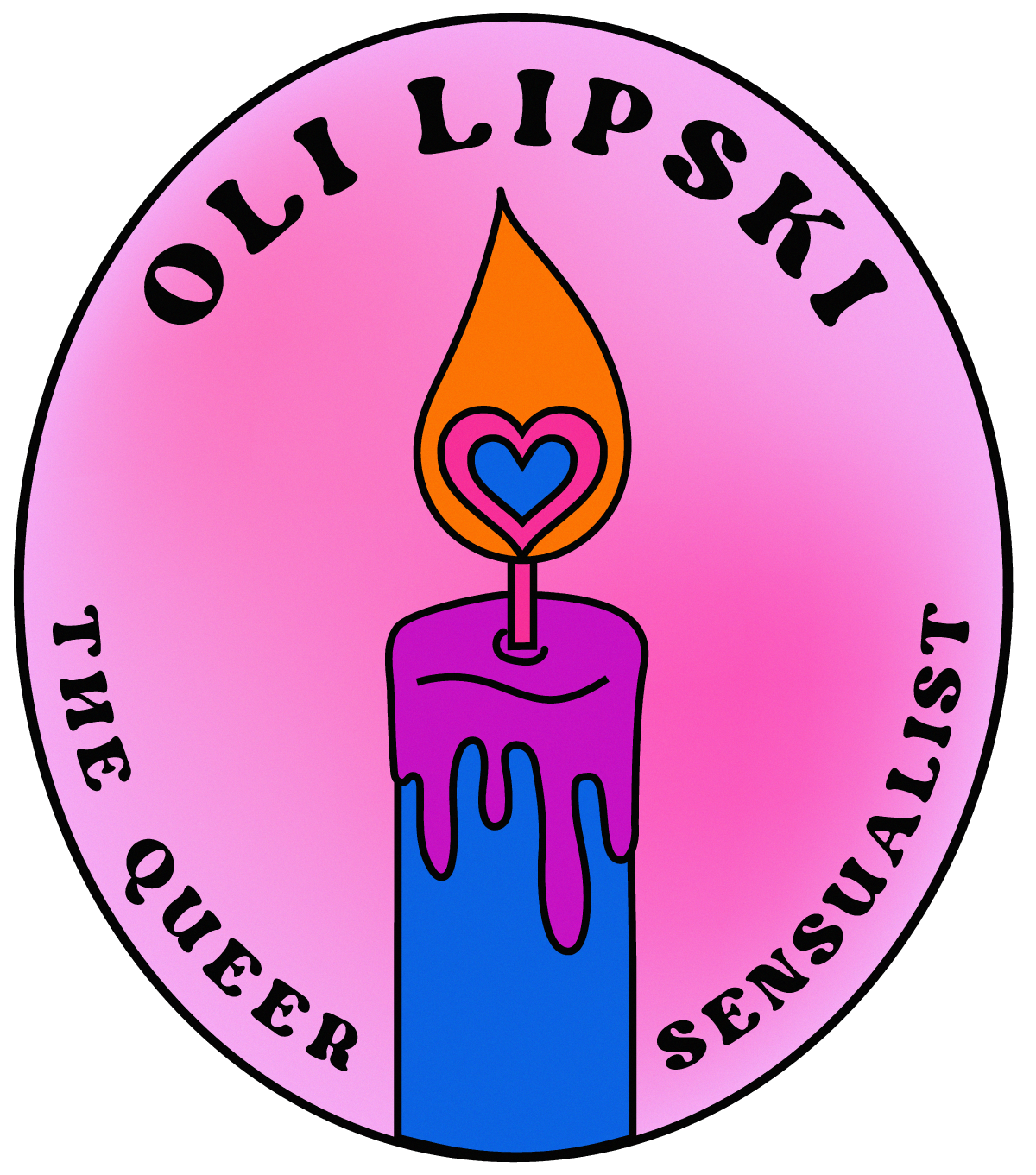 Oli Lipski, The Queer Sensualist logo