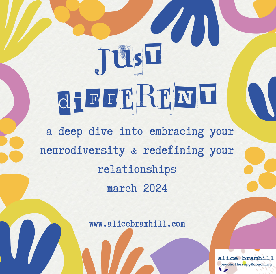 !Just Different ! -A deep dive into embracing neurodiversity & redefining your relationships