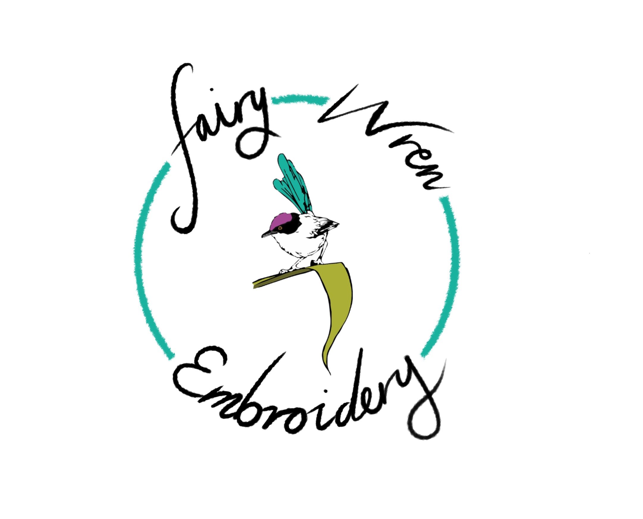 Fairy Wren Embroidery logo