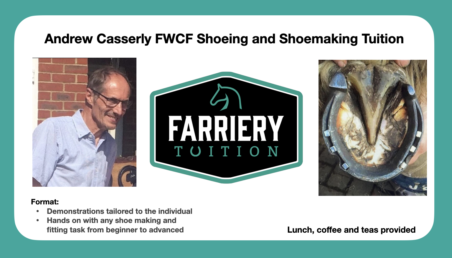 Andrew Casserly FWCF-Shoemaking and Shoeing Day