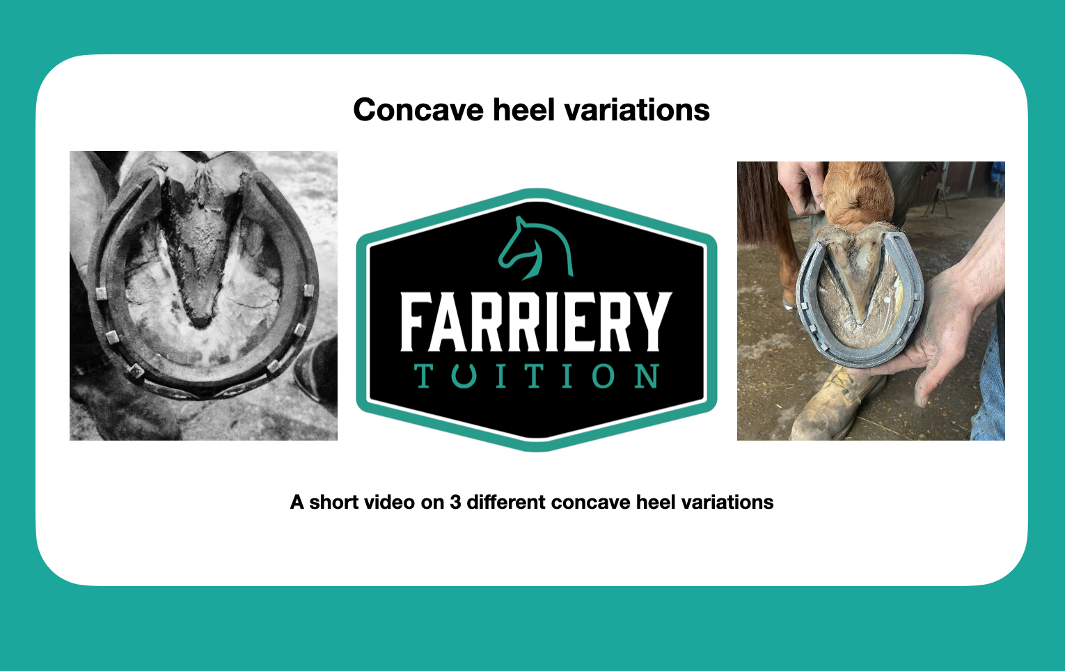 Concave heel variations