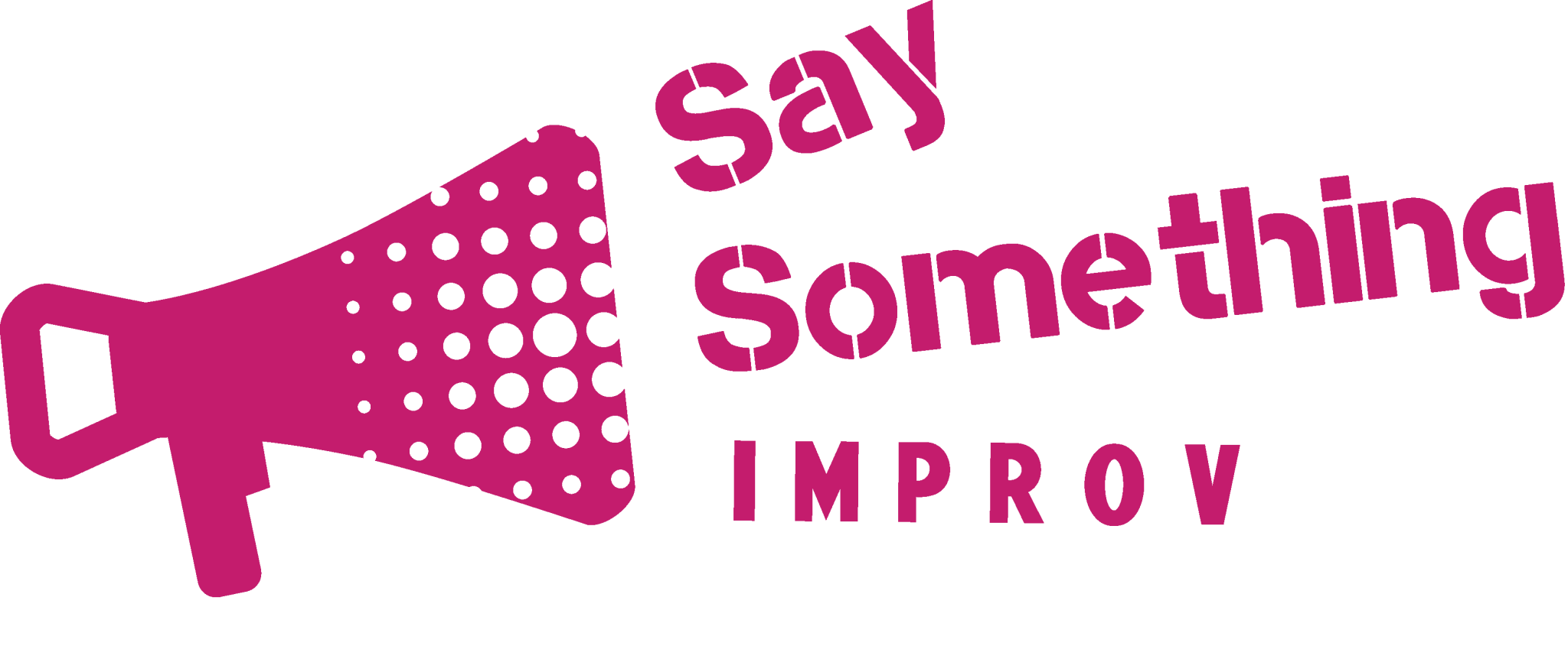 Say Something Improv logo