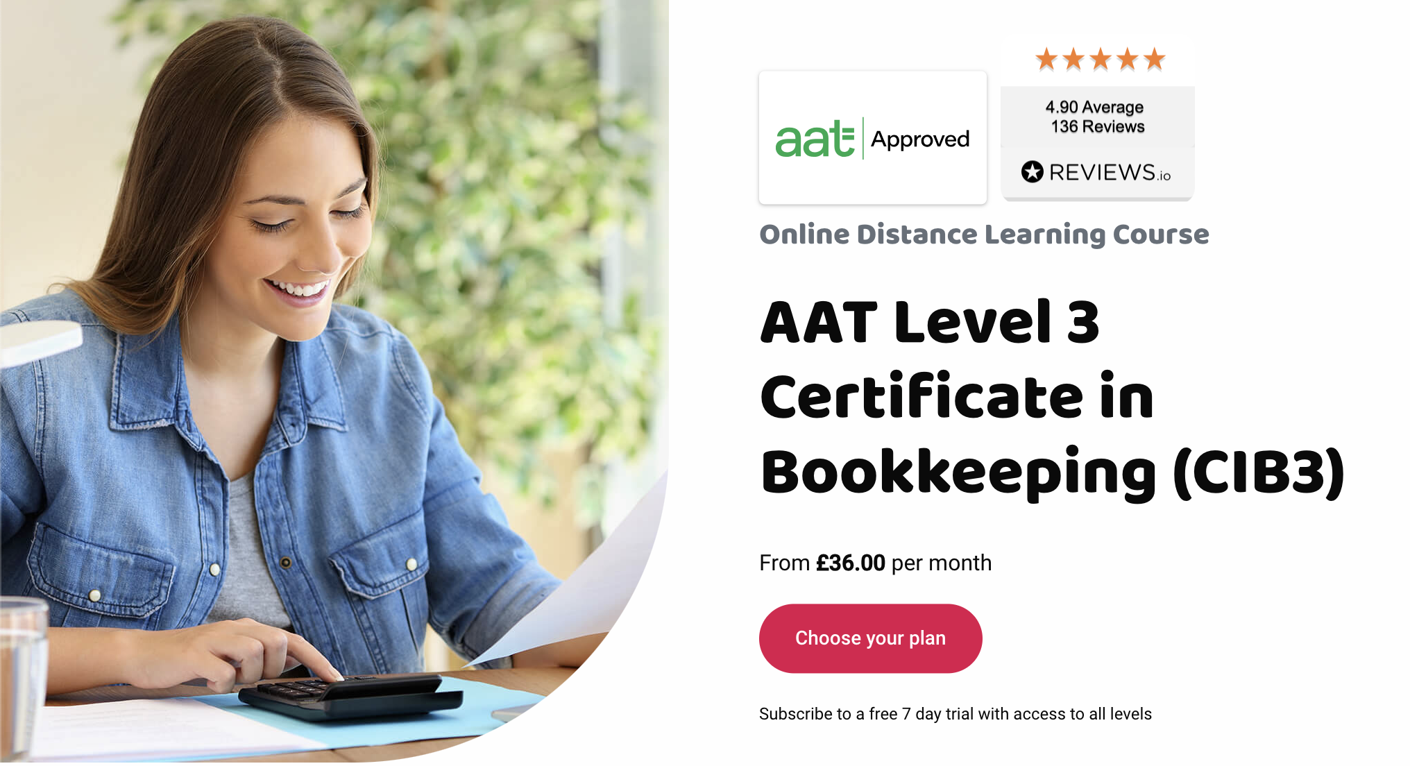 AAT Level 3 Certificate in Bookkeeping (CIB3)