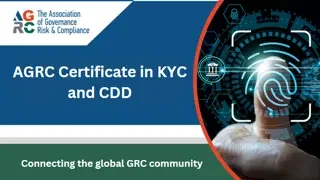 Certificate in KYC and Customer Due Diligence