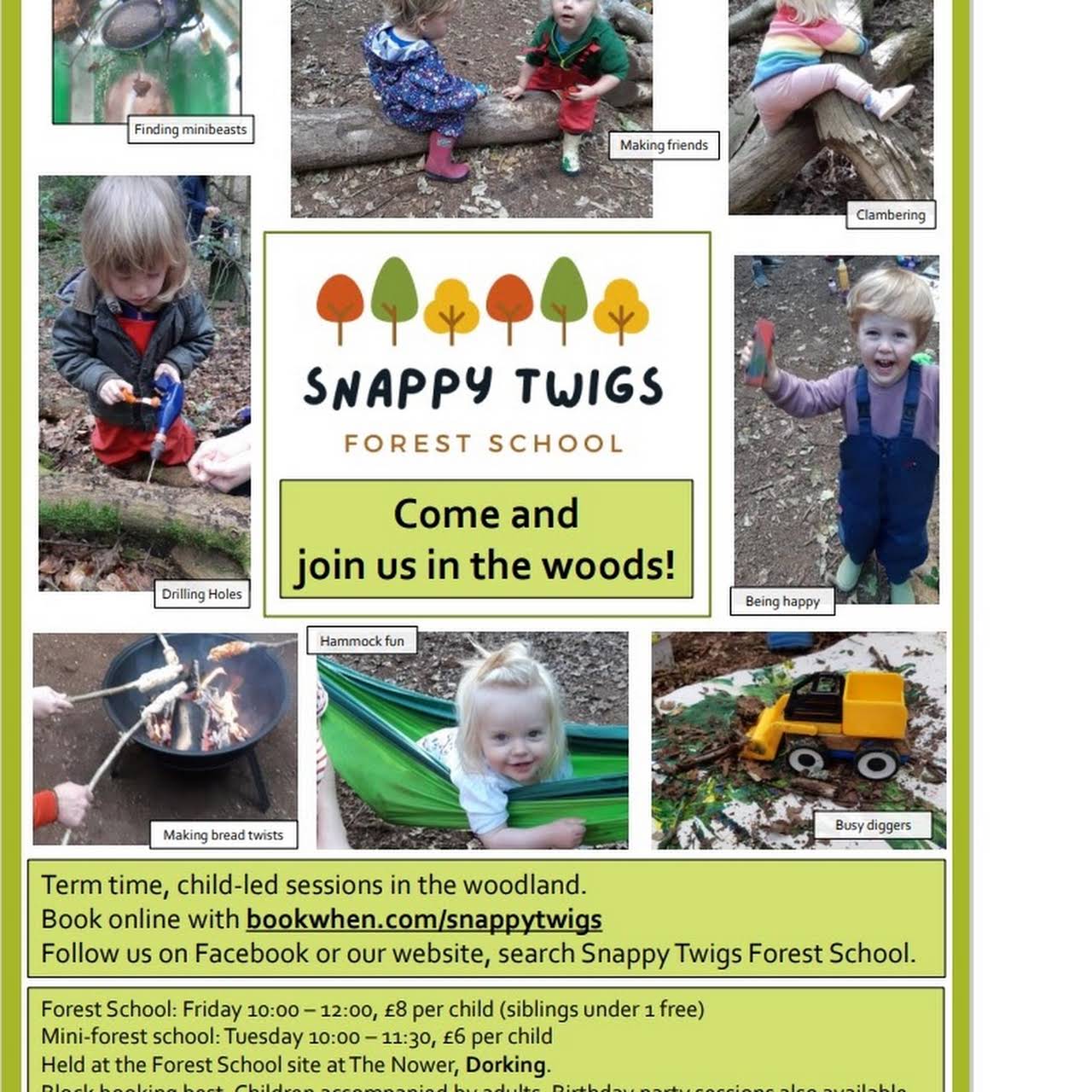 Snappy Twigs Forest School logo