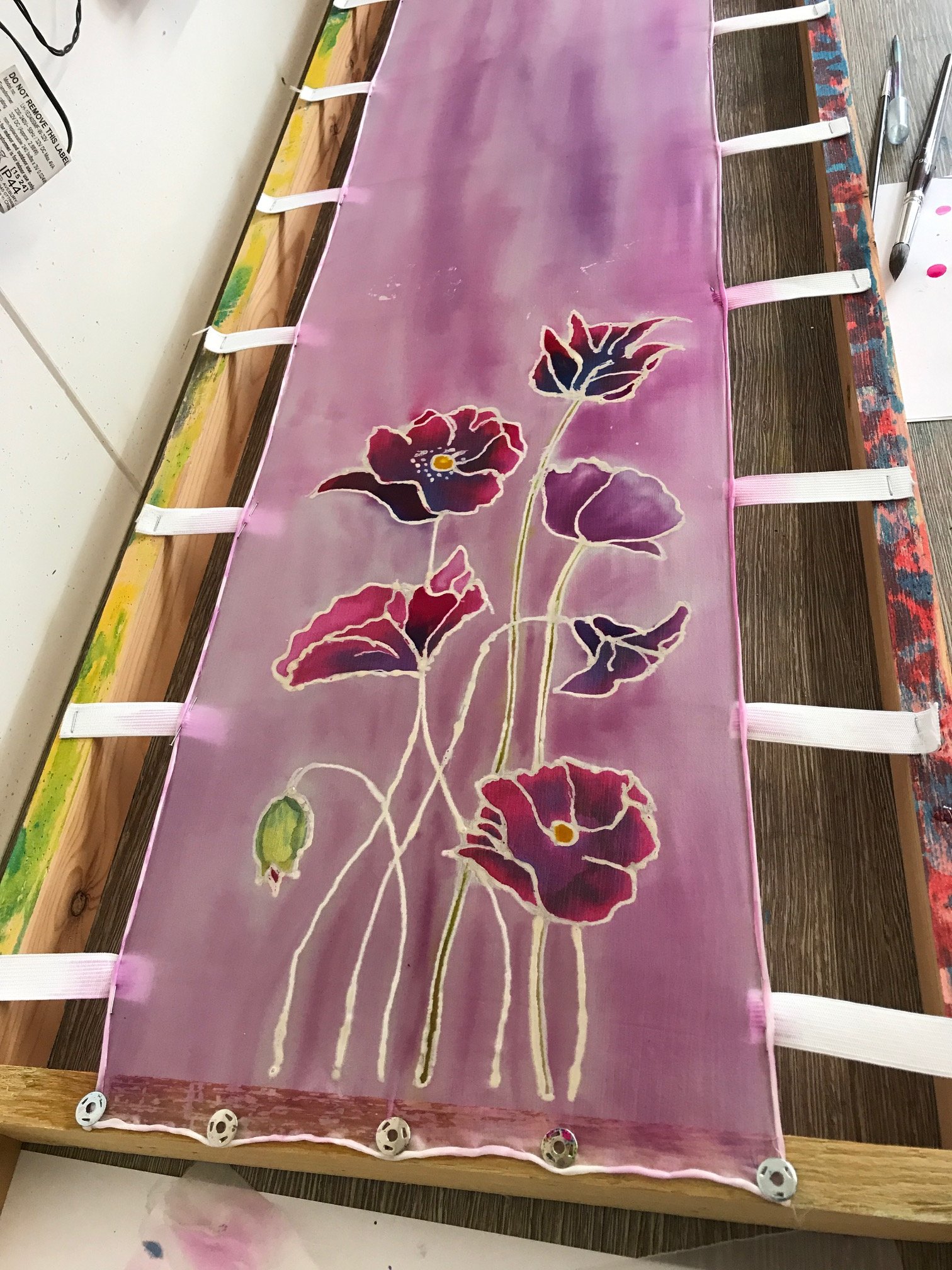 Silk Scarf Painting for all Levels. 