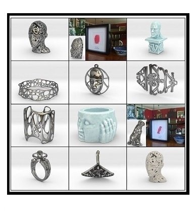Jewellery Design + 3D Printing using Blender Parametric Smart Objects
